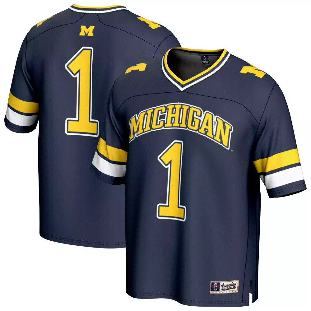 Michigan Wolverines Jersey 1 2023 | Men's All Stitched Vapor Jersey in Navy Go Blue Edition | For Men, Women & Youth