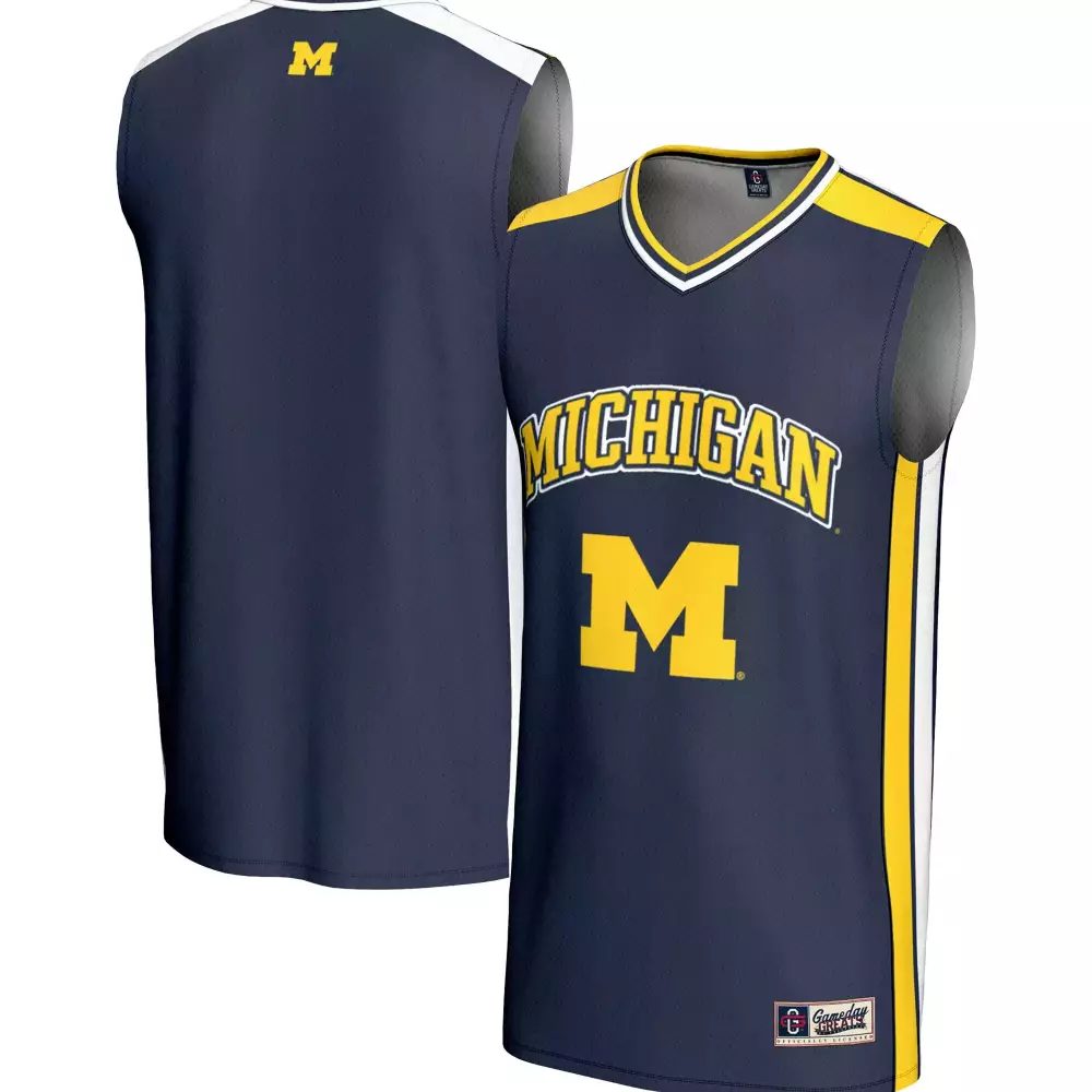 Michigan Wolverines Men's All Stitched Vapor Jersey 2023 | Navy Yellow | Game Day Outfit | For Men, Women & Youth