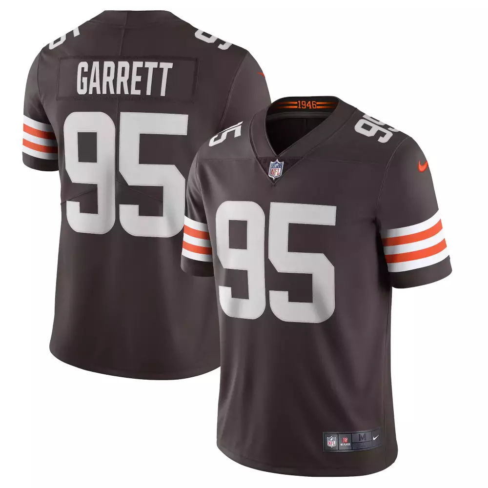 Myles Garrett Alternate Cleveland Browns 1946 Jersey | 75th Anniversary Stitched Fan Gear | For Men, Women & Youth