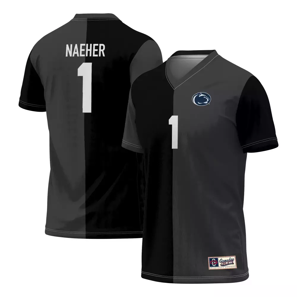 Naeher 1 Penn State Men's Stitched Vapor Jersey 2023 | Black & Gray Fan Gear | For Men, Women & Youth