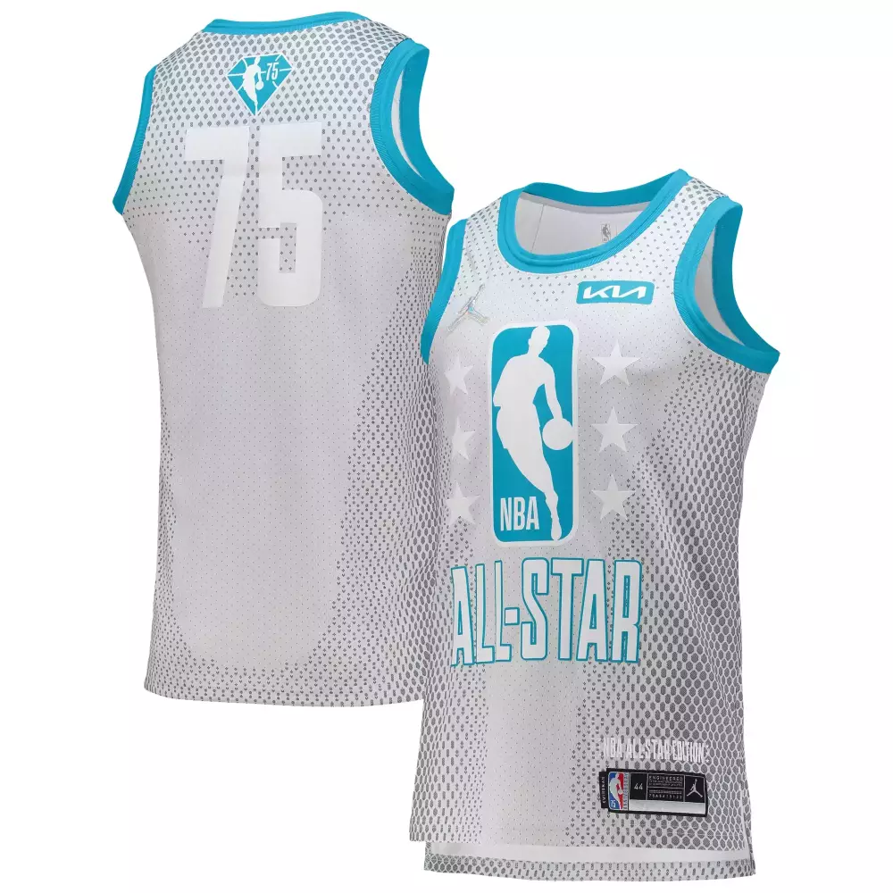 nba all star 2023 75 jersey white turquoise all stitched vapor jersey men s