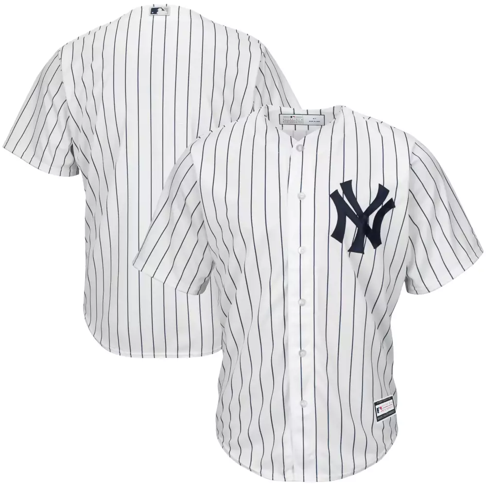 New York Yankees 2023 Men's White Stitched Jersey | Name Patch Fan Gear | For Men, Women & Youth