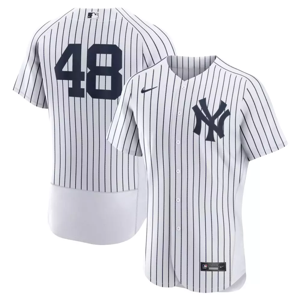 2023 New York Yankees Player 48 Stitched Vapor Jersey | Stylish White & Blue MLB Gear | For Men, Women & Youth