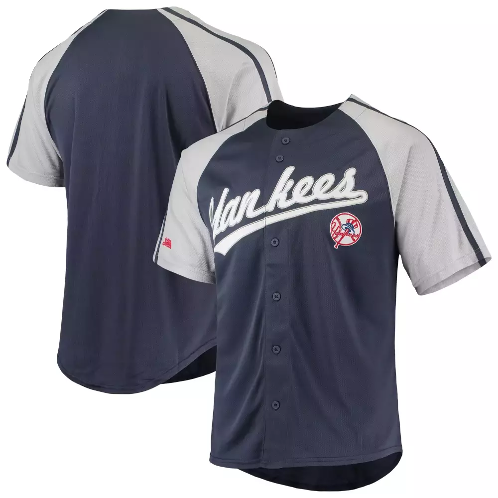 New York Yankees Men's All Stitched Vapor Jersey Navy Gray 2023 | Stylish Fan Gear | For Men, Women & Youth