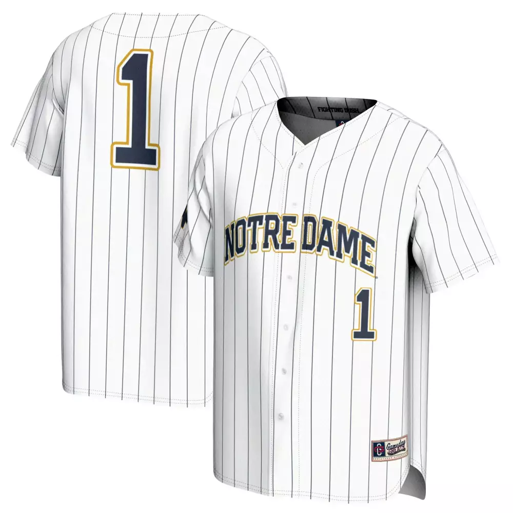notre dame fighting irish 1 custom jersey 2023 men s all stitched vapor jersey