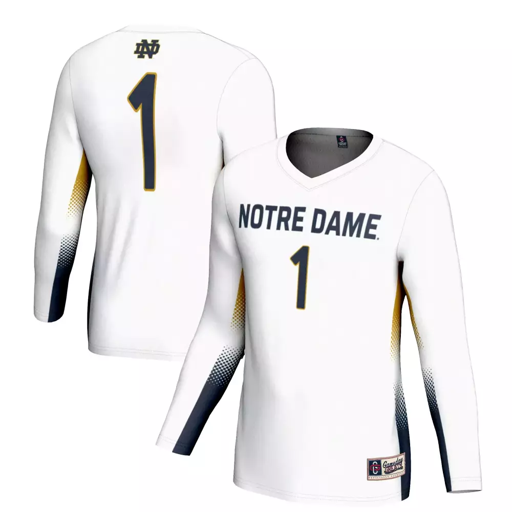 notre dame fighting irish 1 custom jersey 2023 men s all stitched vapor jersey