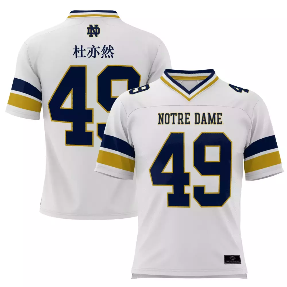 notre dame fighting irish jersey 1 2023 men s all stitched vapor jersey green yellow design