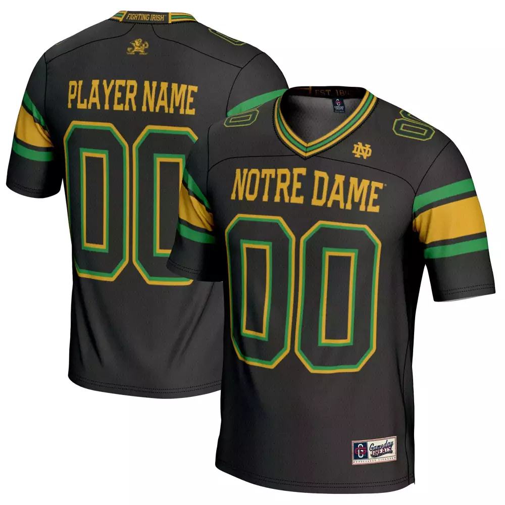 Notre Dame Fighting Irish Navy Stitched Jersey Men 2025 Your Name 00 Name Patch