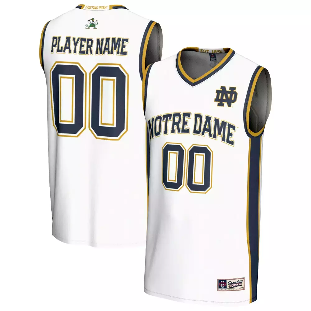 notre dame fighting irish player name 00 2023 men s all stitched vapor jersey white