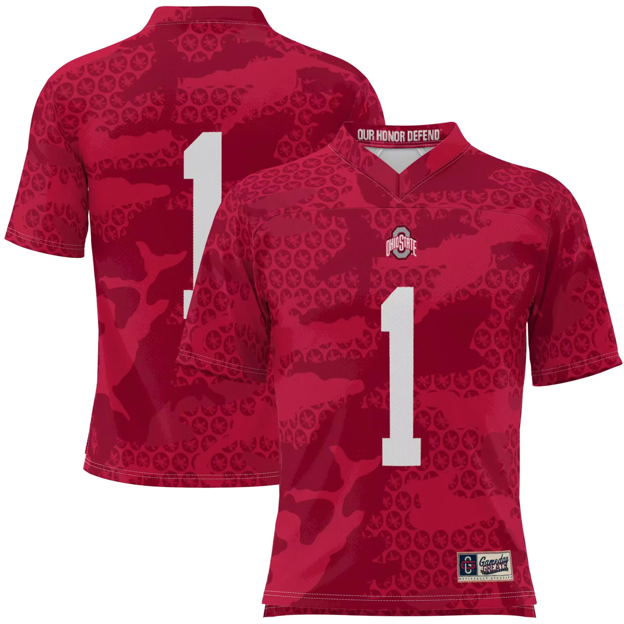 ohio state buckeyes 1 red all stitched vapor jersey 2023 men s design style