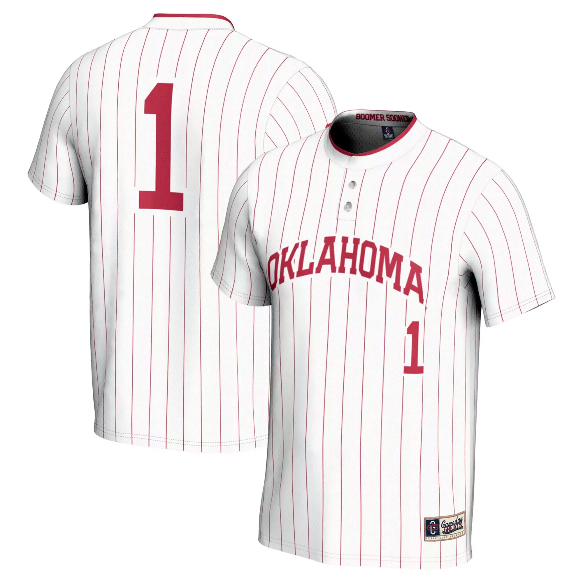 oklahoma sooners 1 2023 men s all stitched vapor jersey red white design style