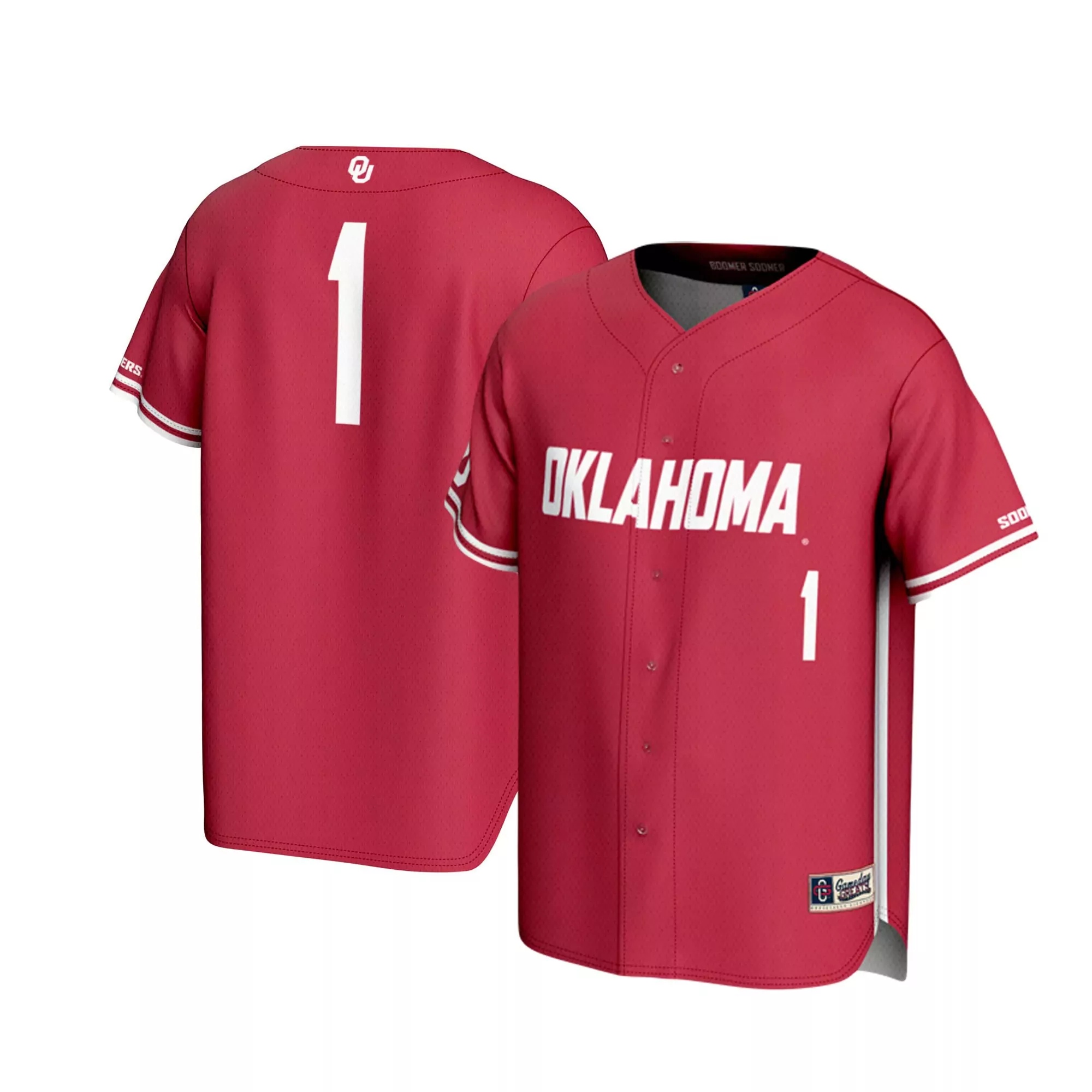 oklahoma sooners 1 custom jersey 2023 men s all stitched vapor jersey red 1