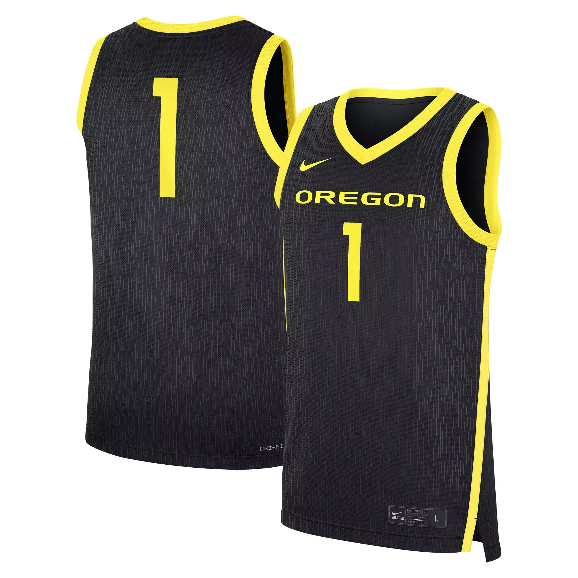 nike oregon ducks 1 green all stitched vapor jersey 2023 men s elite edition