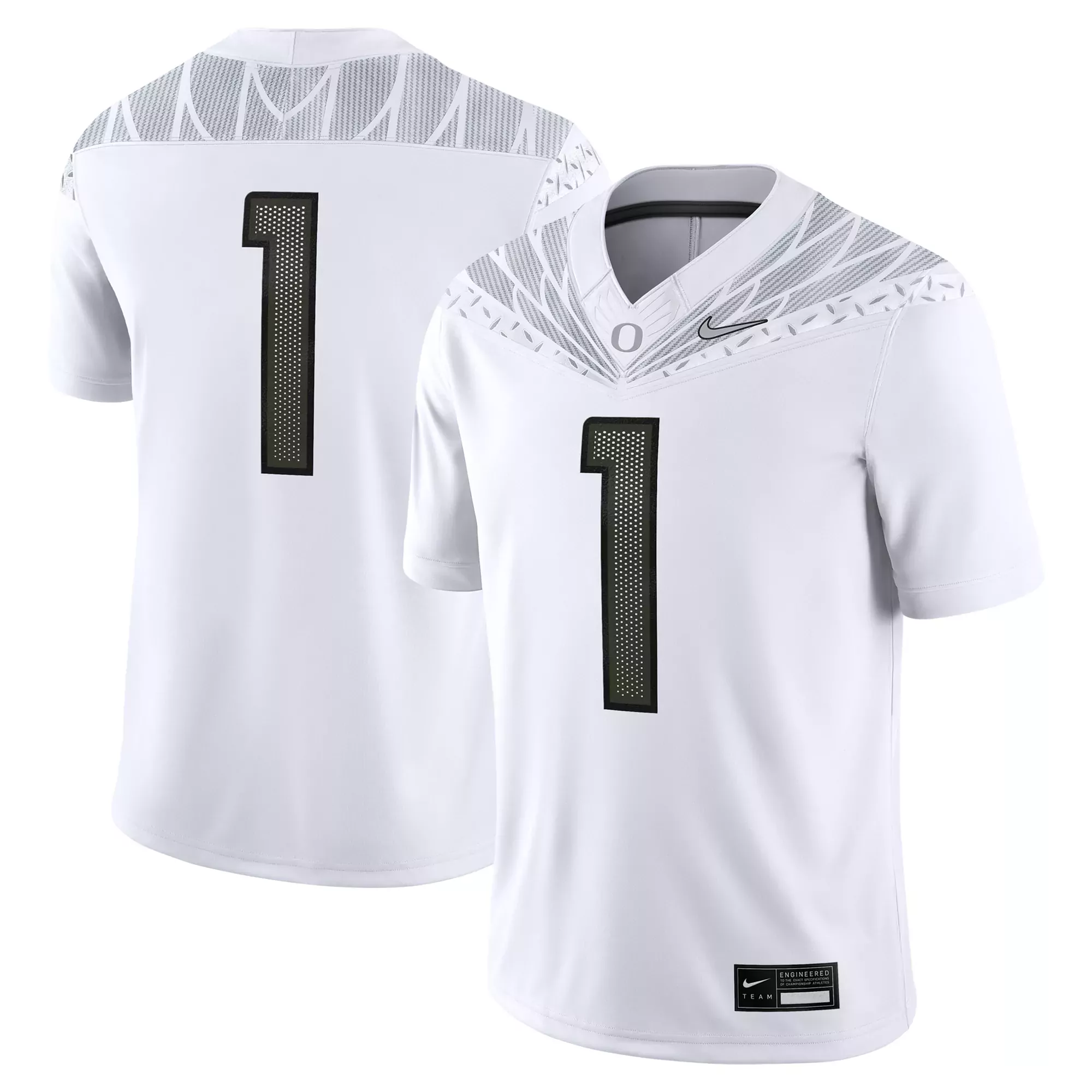oregon ducks 1 green all stitched vapor jersey 2023 men s nike edition 1