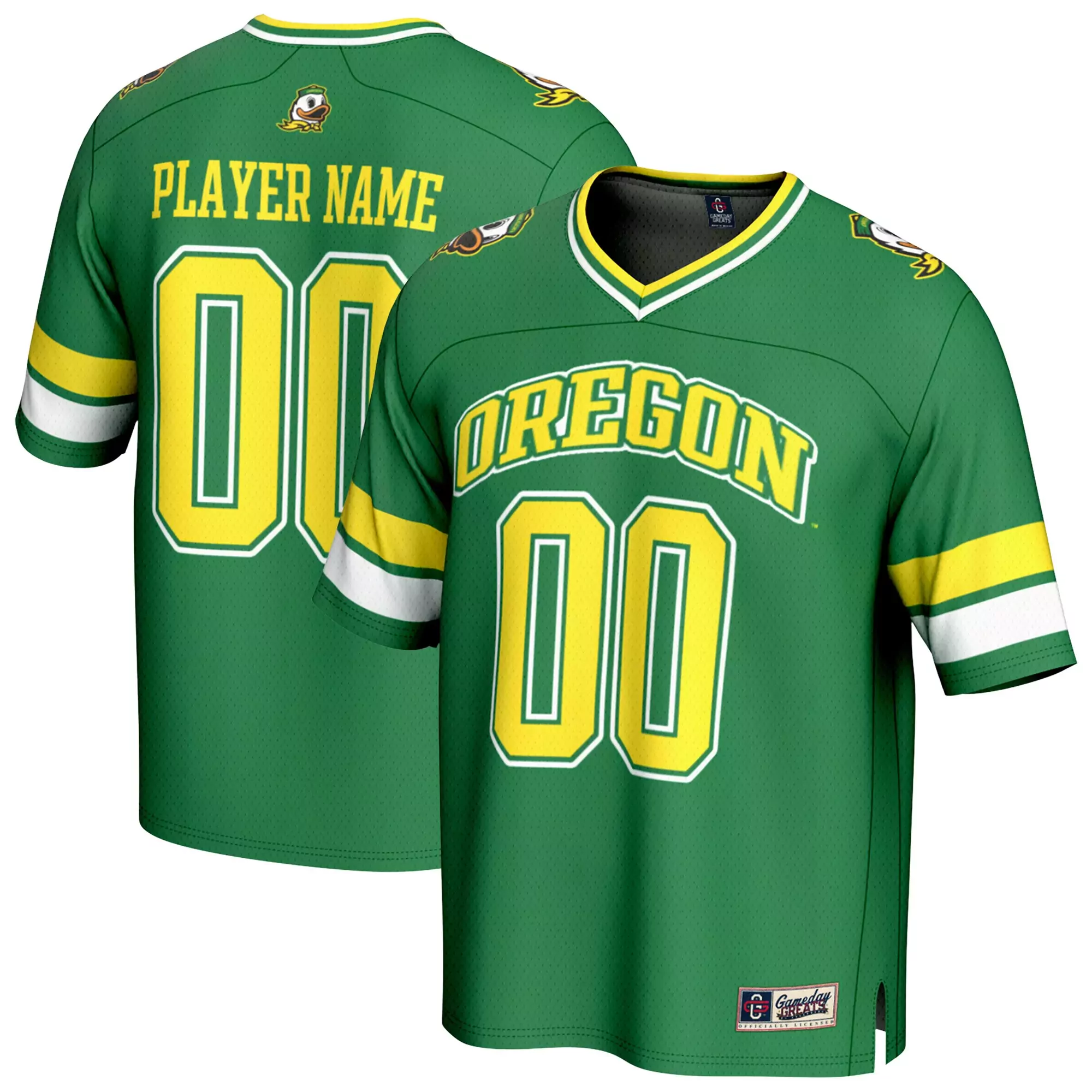 oregon ducks custom jersey 00 green 2023 men s all stitched vapor jersey 2