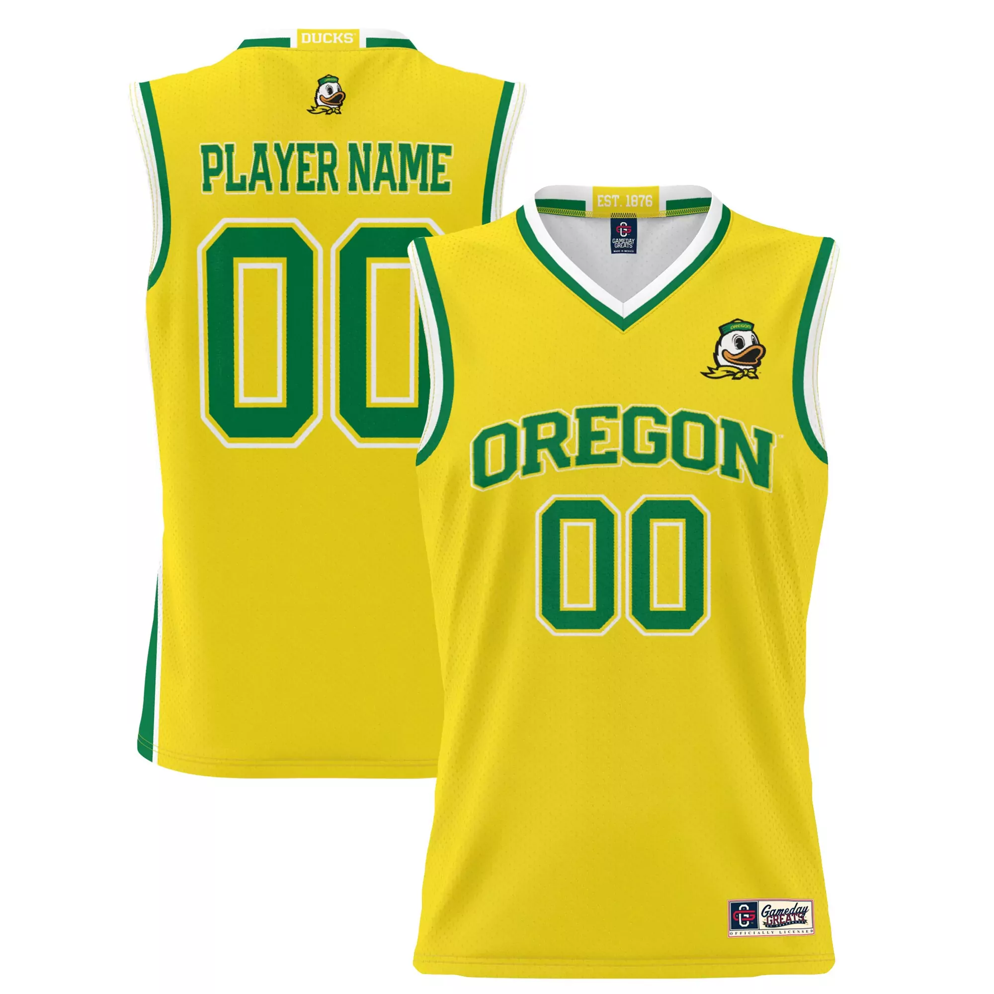 oregon ducks custom jersey 00 white long sleeve 2023 men s all stitched vapor jersey 1