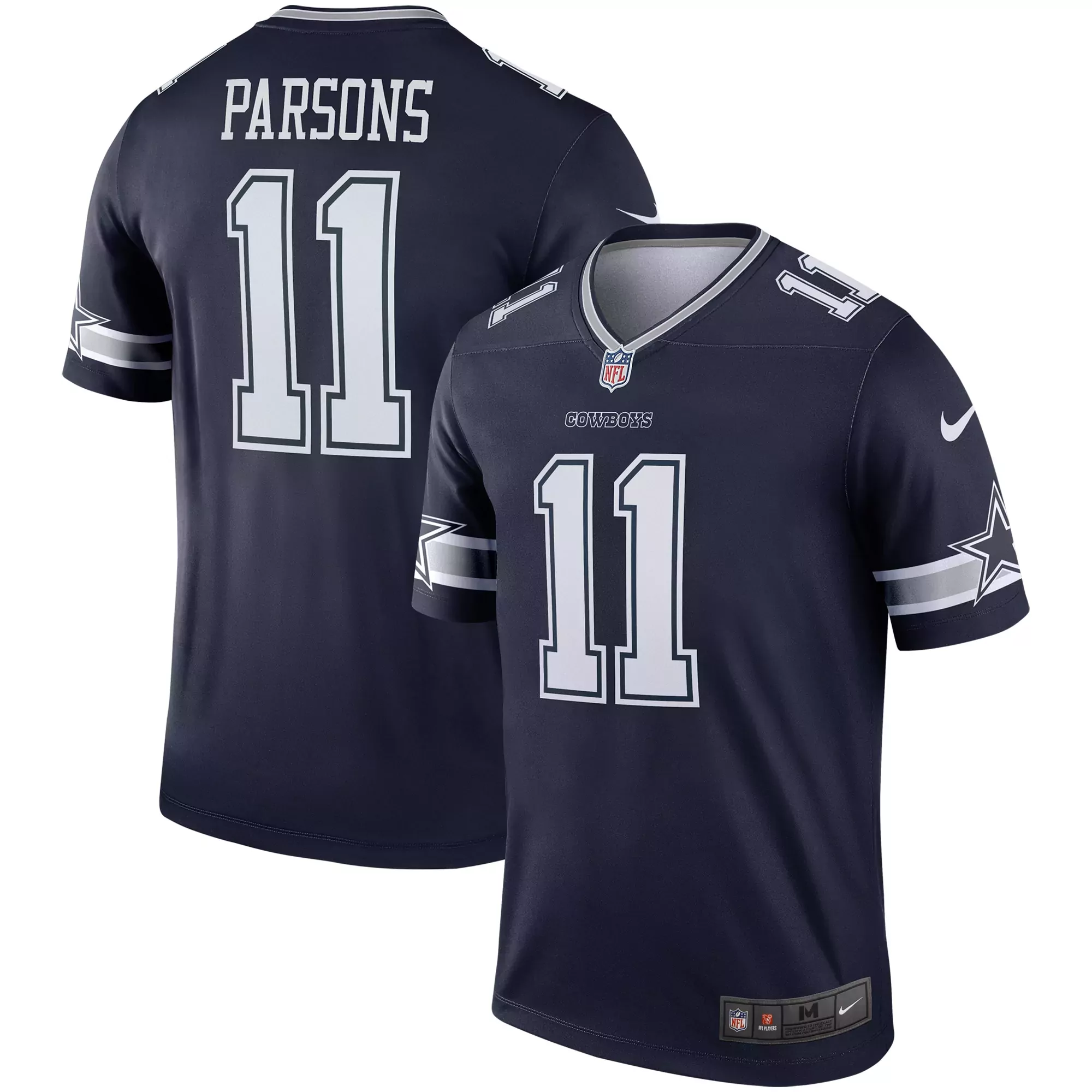 parsons 11 dallas cowboys 2023 men s all stitched vapor jersey navy