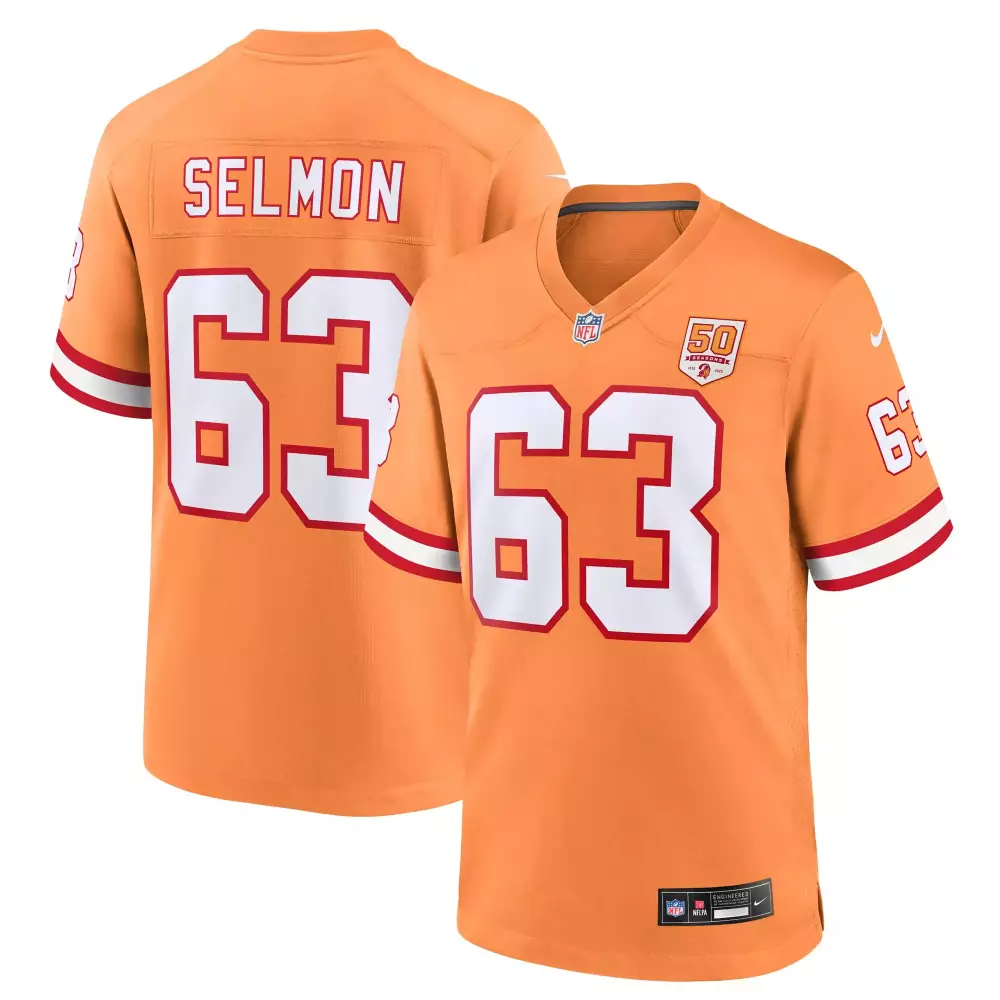 selmon 63 kansas city chiefs 2016 men s all stitched vapor jersey orange 50th patch