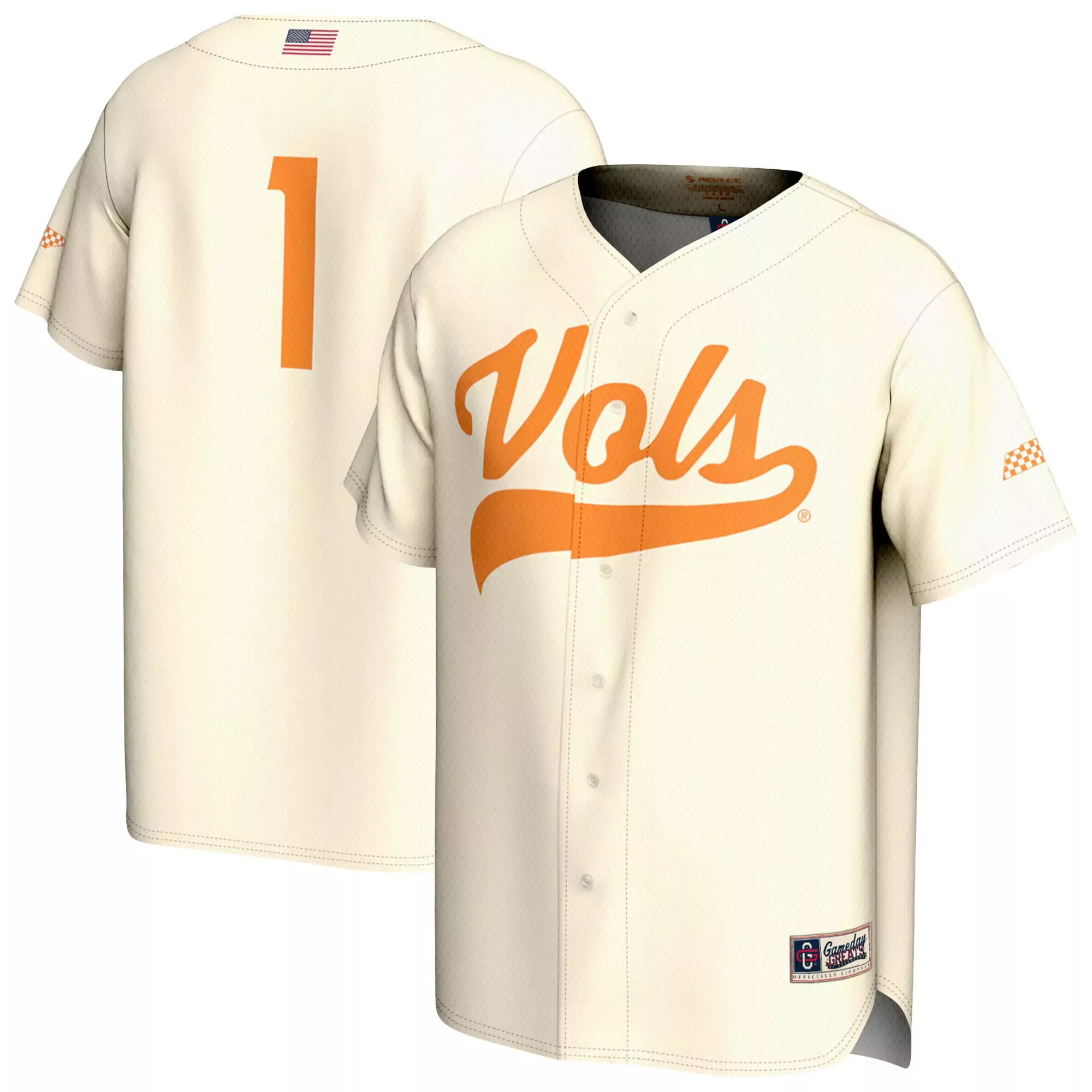 tennessee lady volunteers 1 custom jersey 2023 women s all stitched vapor jersey white orange