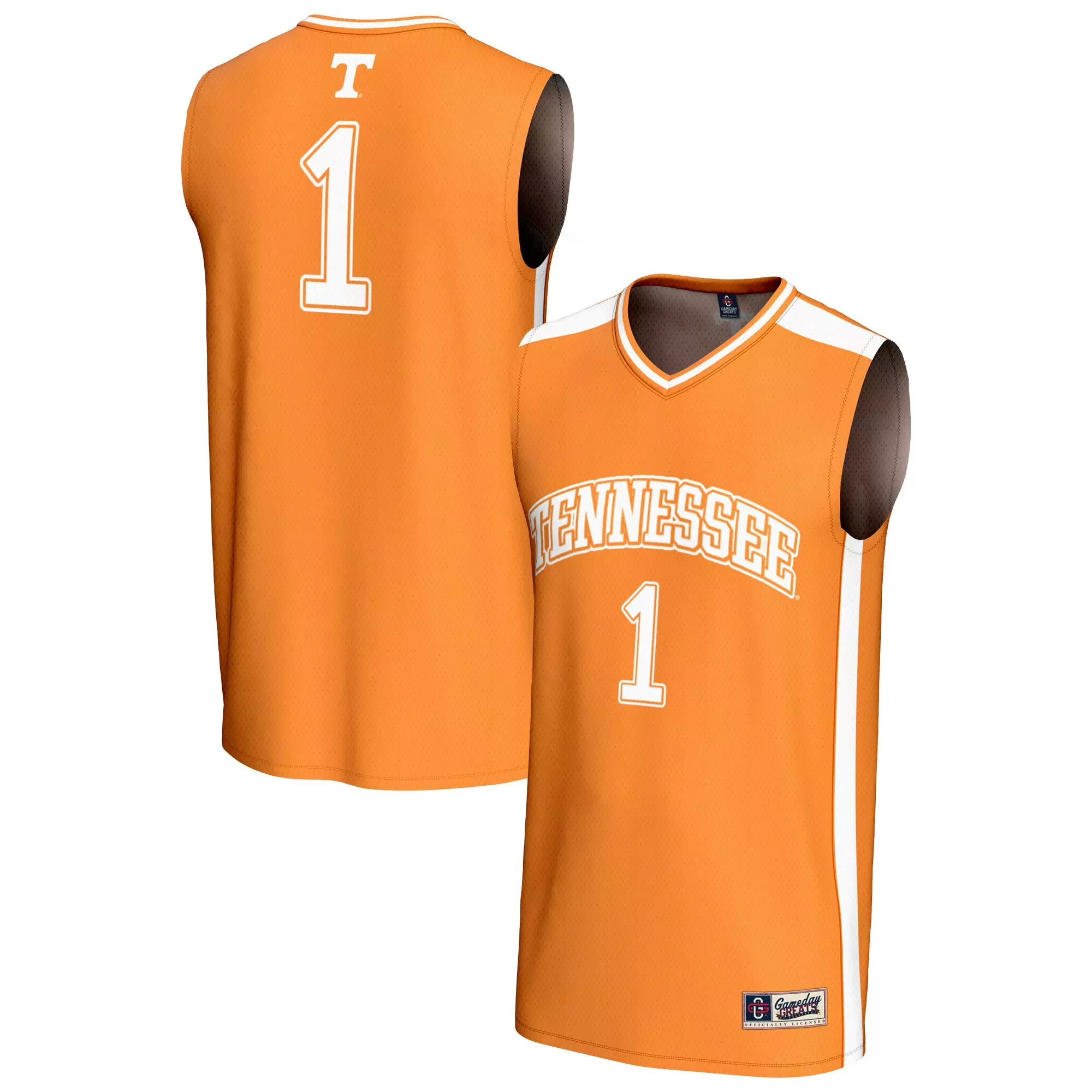 tennessee volunteers 1 long sleeve jersey 2023 men s stitched vapor edition orange