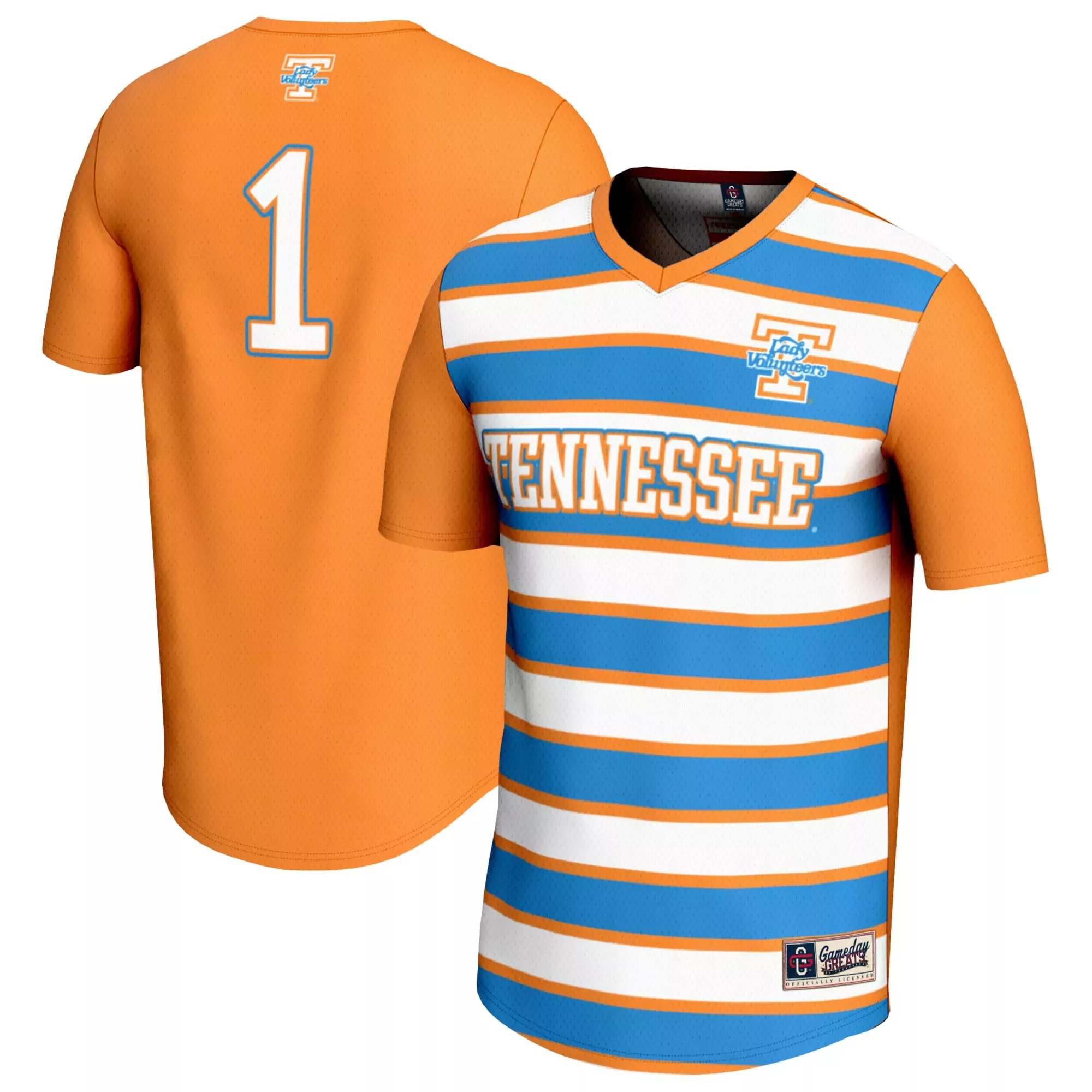 tennessee volunteers 1 men s 2023 orange all stitched vapor jersey 1