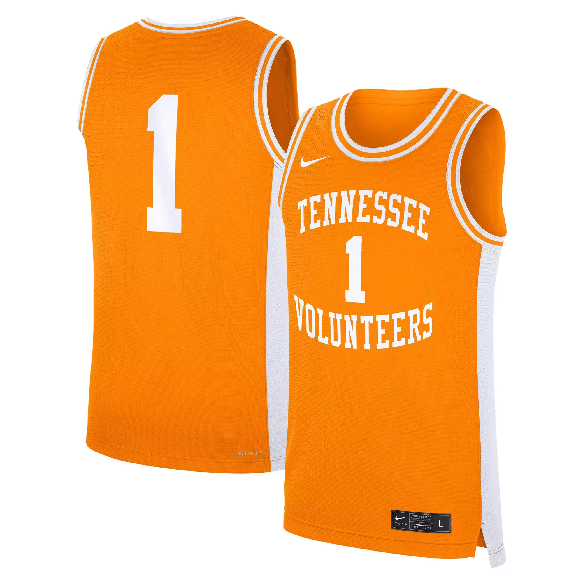tennessee volunteers 1 men s 2023 orange all stitched vapor jersey 1