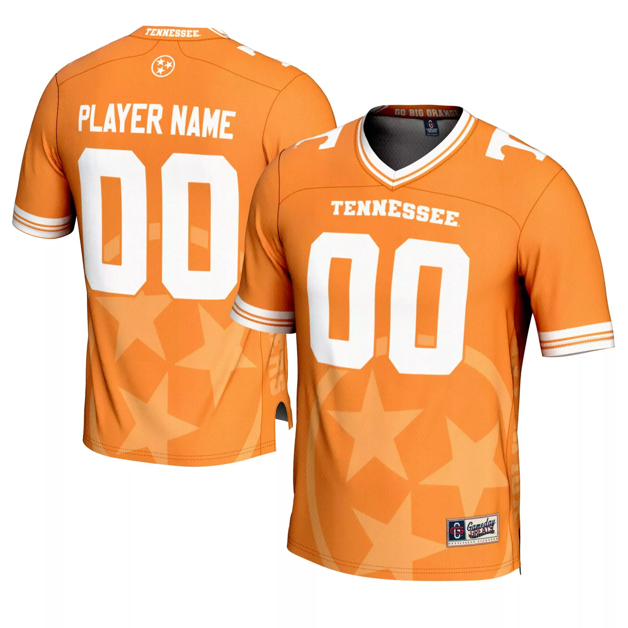 tennessee volunteers custom jersey 00 orange 2023 men s all stitched vapor jersey 6