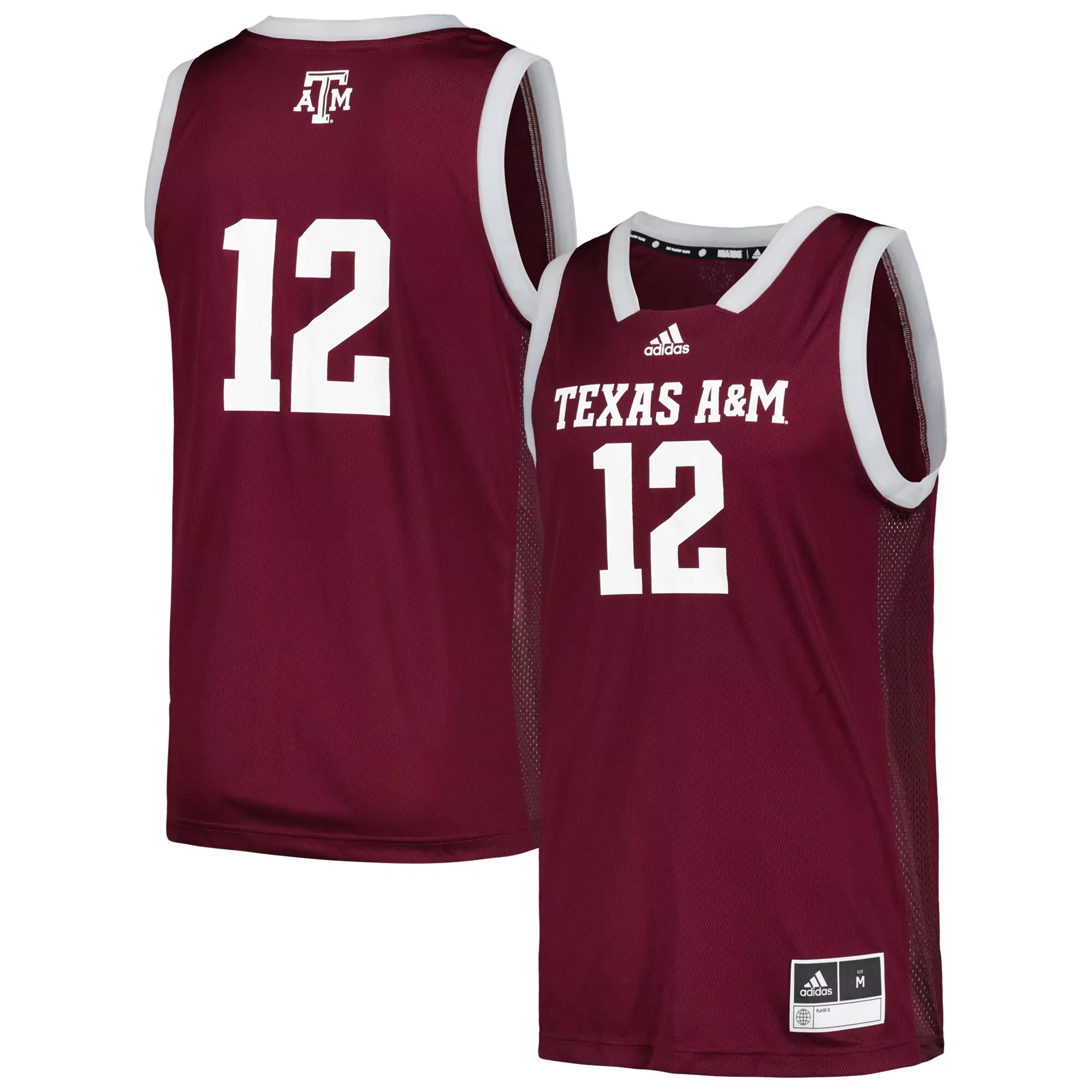 texas a m aggies gameday greats youth nil pick a player lightweight women s basketball jersey maroon