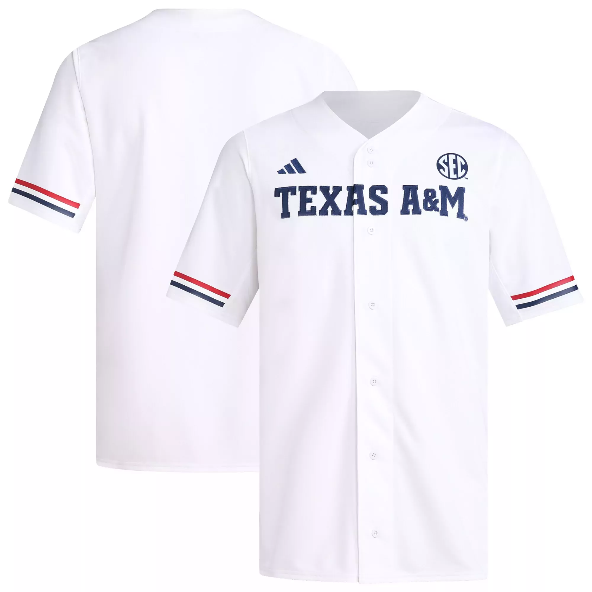 texas a m aggies white all stitched vapor jersey 2023 men s sec edition