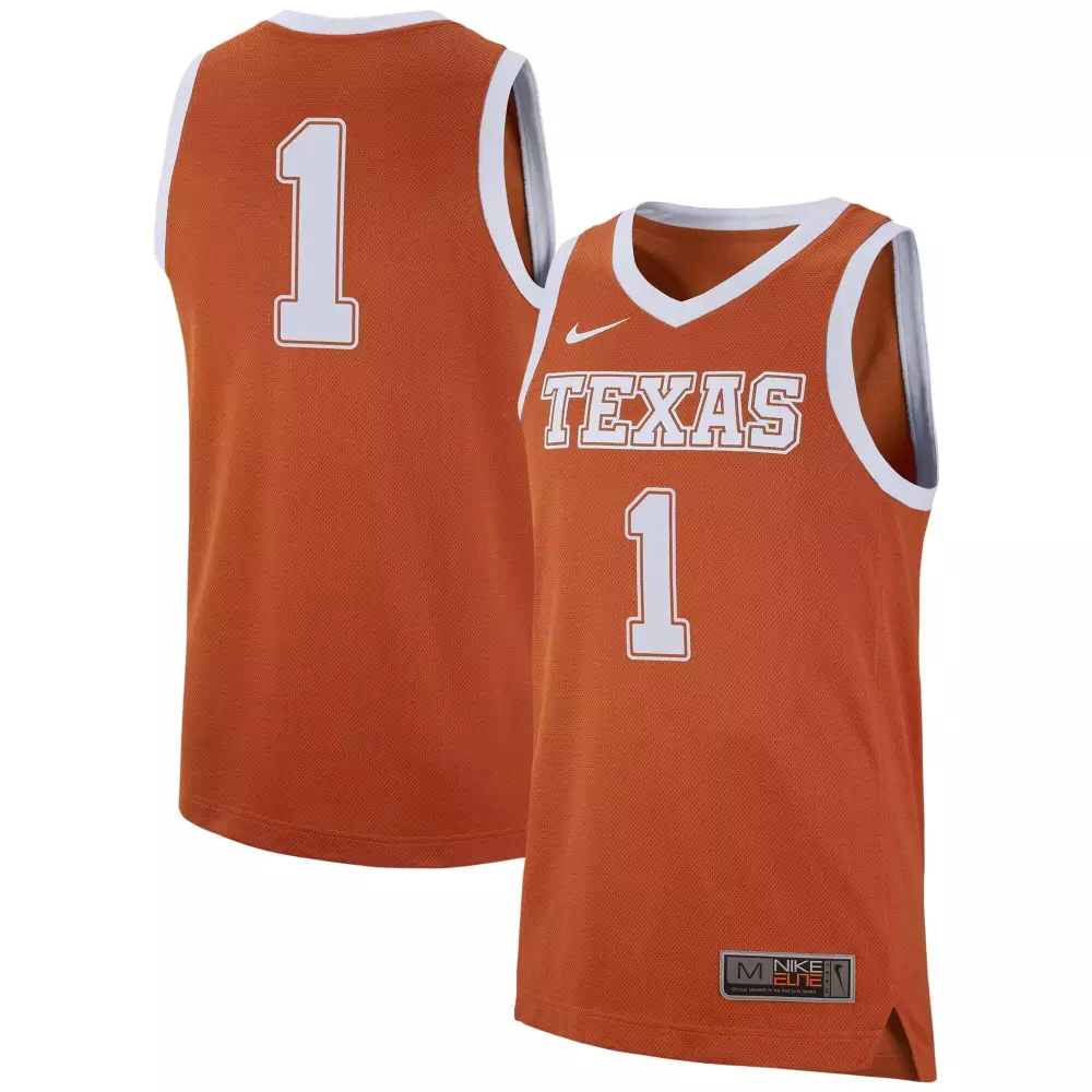 texas longhorns 1 men s 2023 black all stitched vapor jersey with texas patch