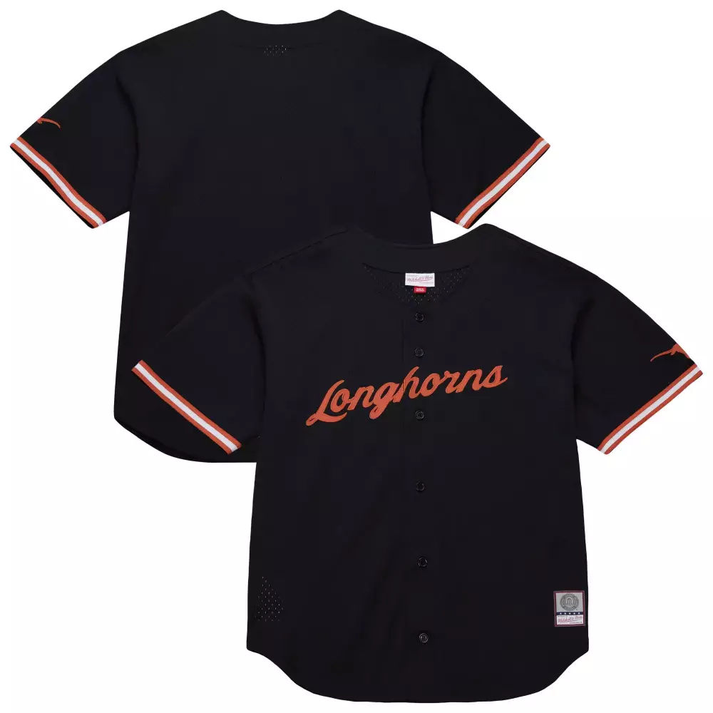 Texas Longhorns Black Vapor Jersey | 2023 Men's Edition with Orange Accents | Stylish Fan Gear | For Men, Women & Youth