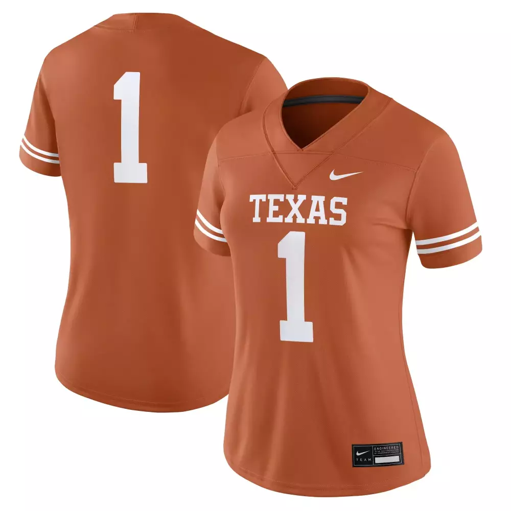 Texas Longhorns 2025 Stitched Jersey | White Name Patch | SEC Style for Men | For Men, Women & Youth