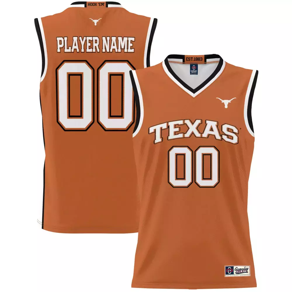 texas orange custom jersey 00 2023 men s all stitched vapor jersey gameday authentic