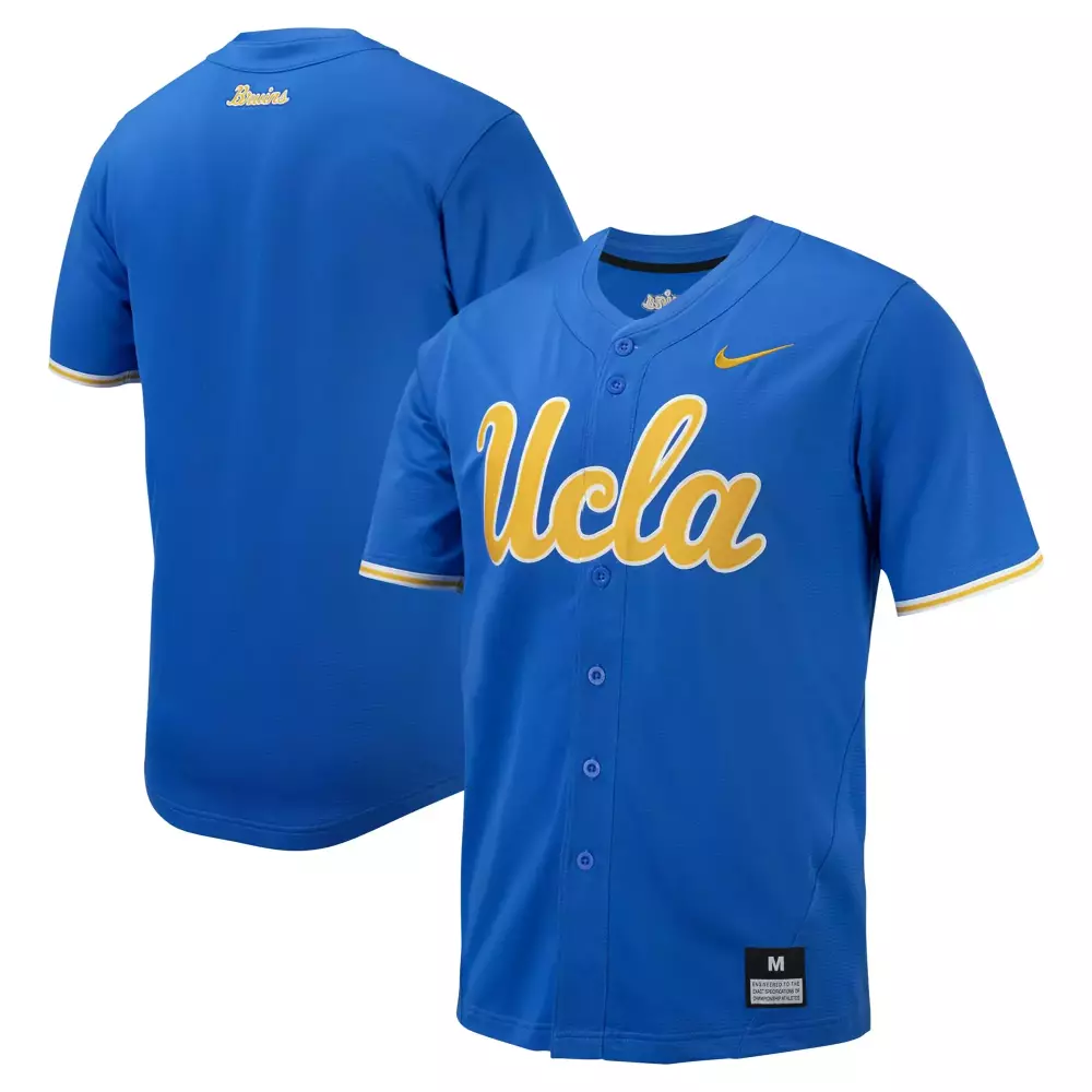 ucla bruins blue men s 2023 all stitched vapor jersey custom 00 nike quality edition