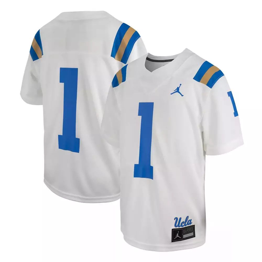 ucla bruins custom jersey 1 blue long sleeve 2023 men s all stitched vapor jersey