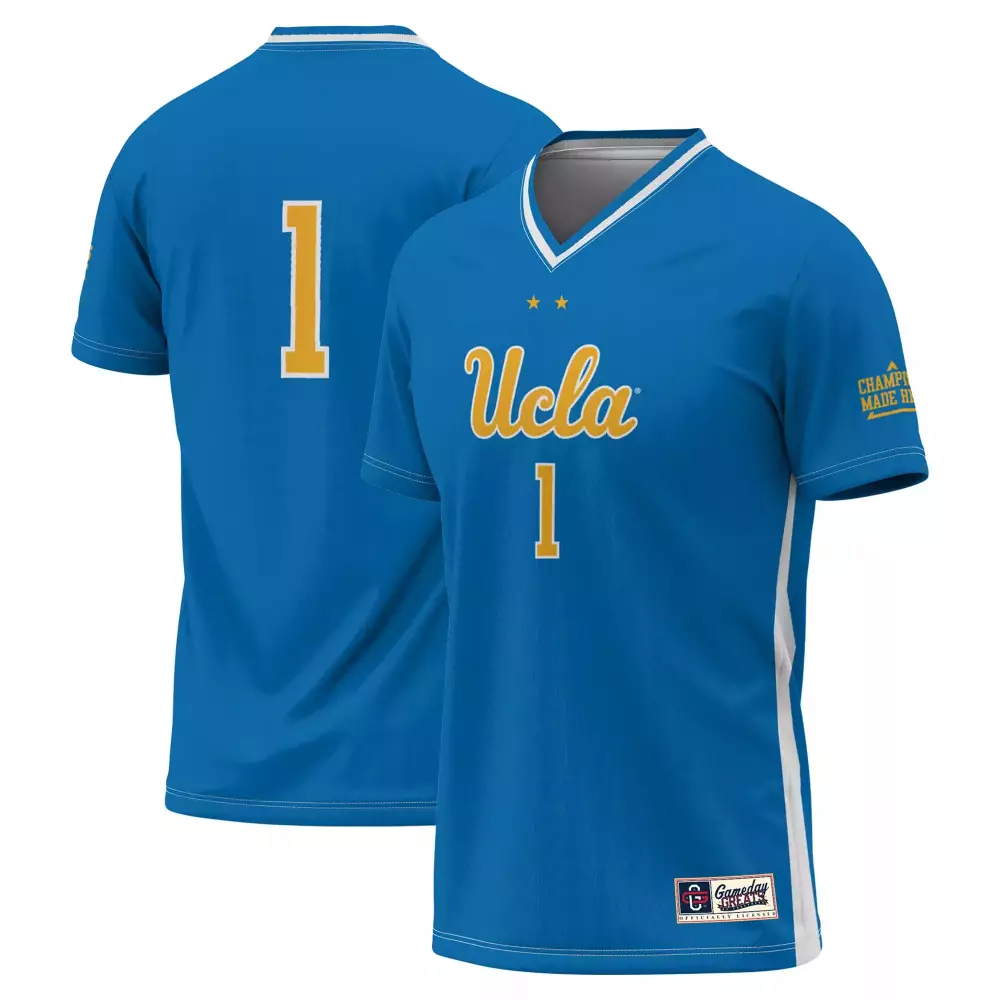 ucla bruins jersey 1 2023 men s all stitched vapor jersey blue