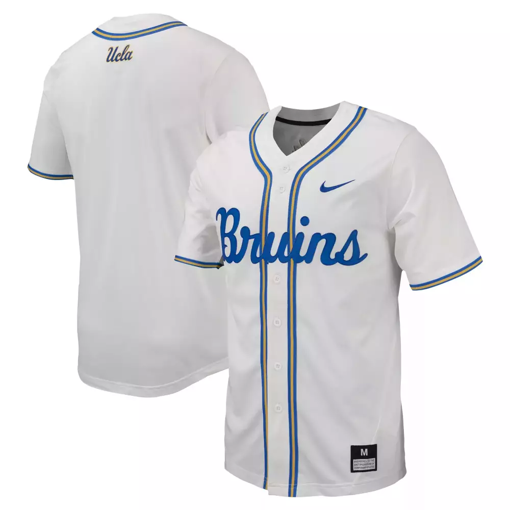 ucla bruins white nike all stitched vapor jersey 2023 men s custom edition