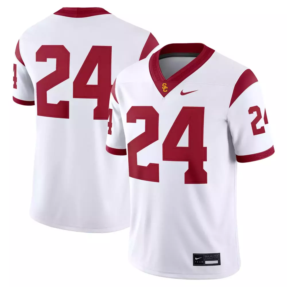 Men's USC Trojans 24 Nike 2023 Cardinal All Stitched Vapor Jersey | Quality Edition | For Men, Women & Youth