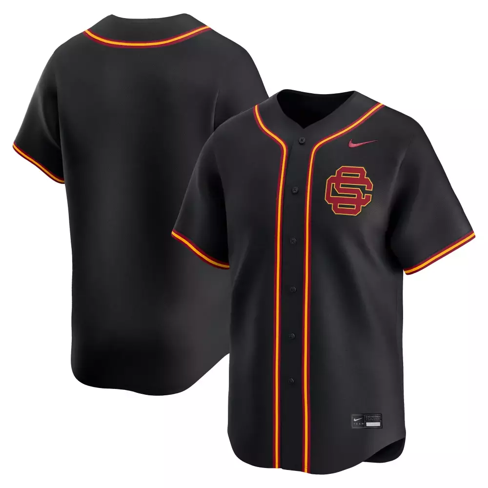 usc trojans black vapor jersey 2023 men s all stitched vapor jersey