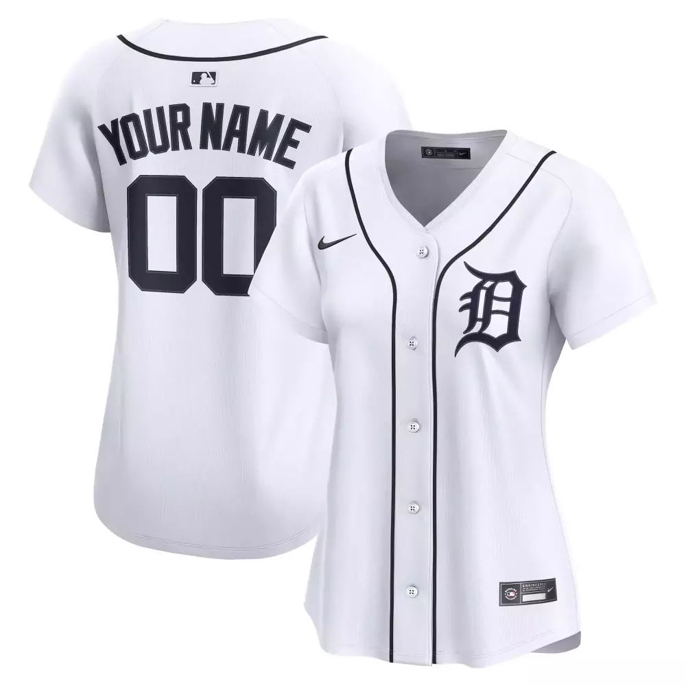 trey sweeney detroit tigers nike women s home replica jersey white