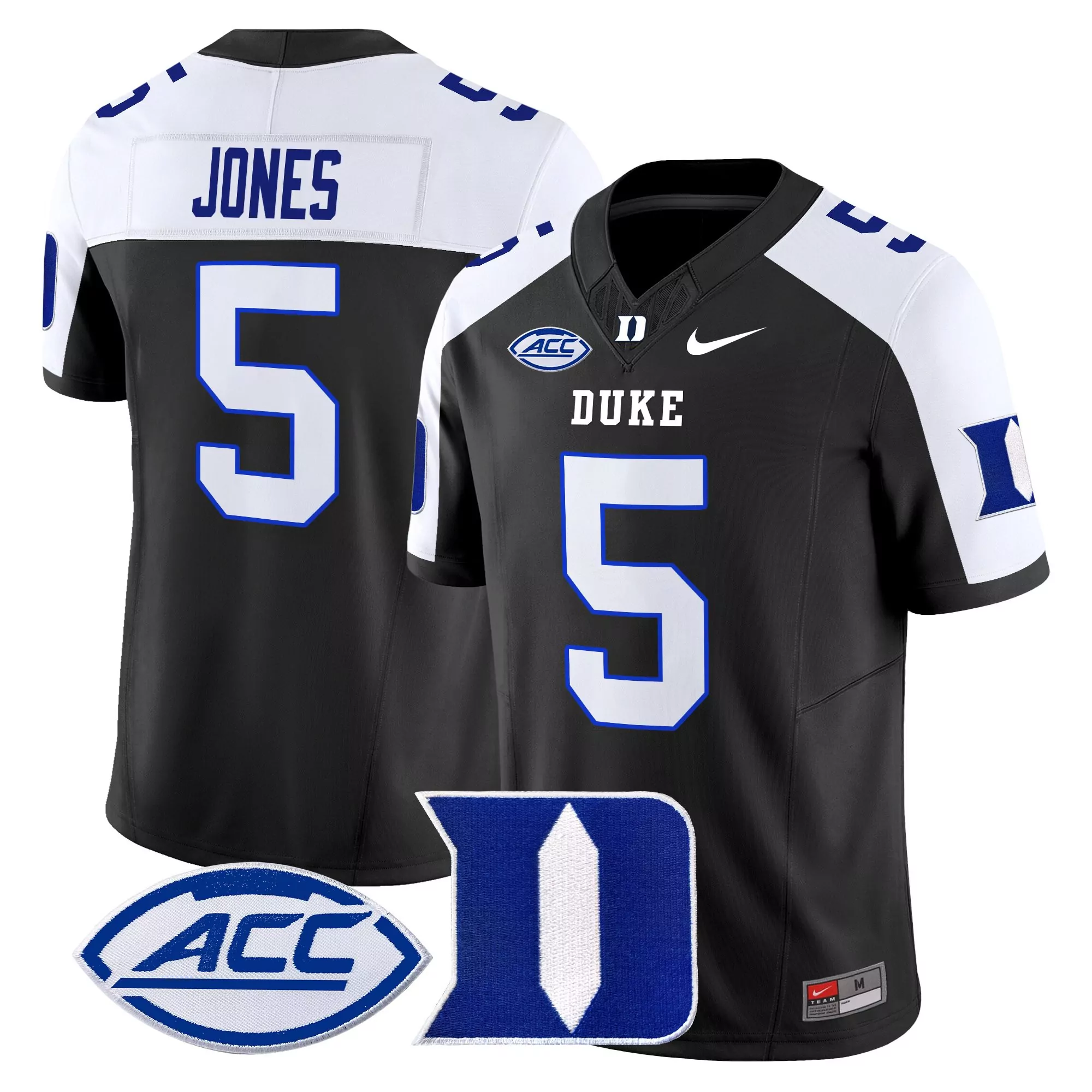 flagg 2 men s black duke blue devils 2025 final four stitched vapor jersey