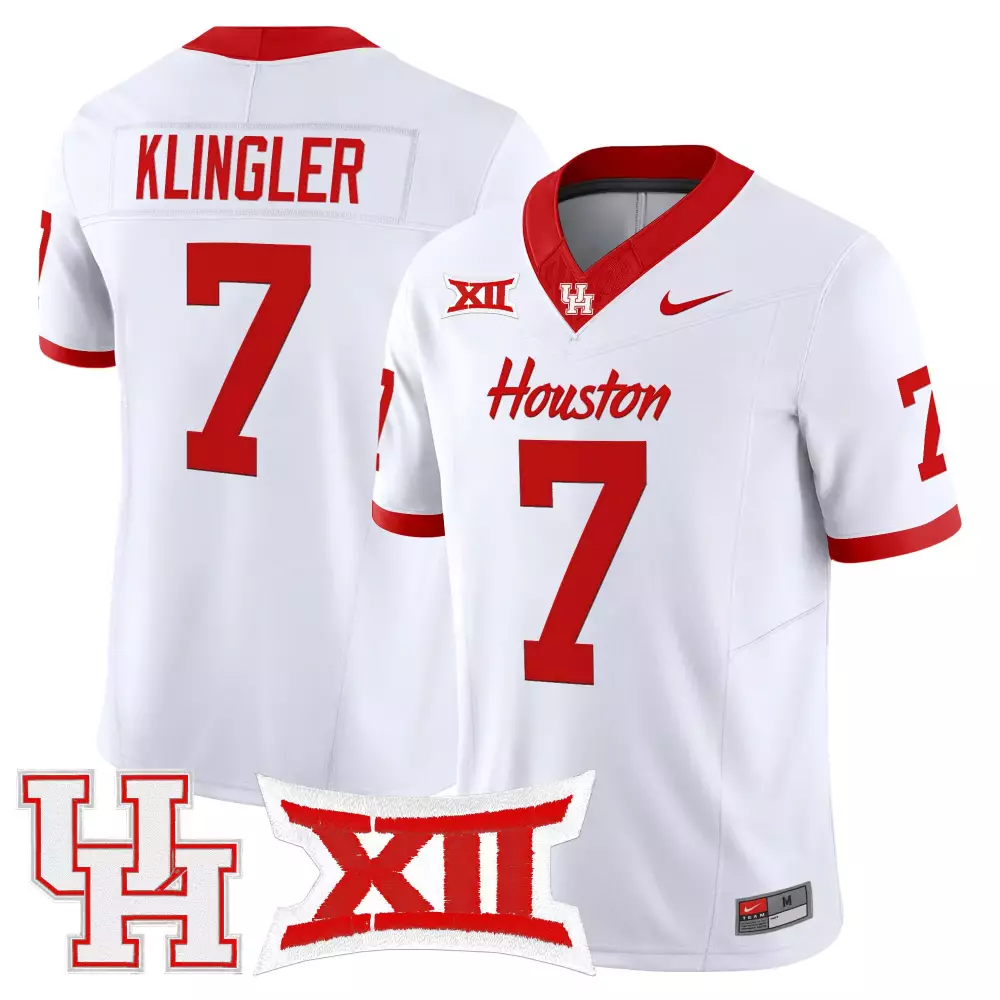 mens houston cougars 2025 vapor limited jersey all stitched 13