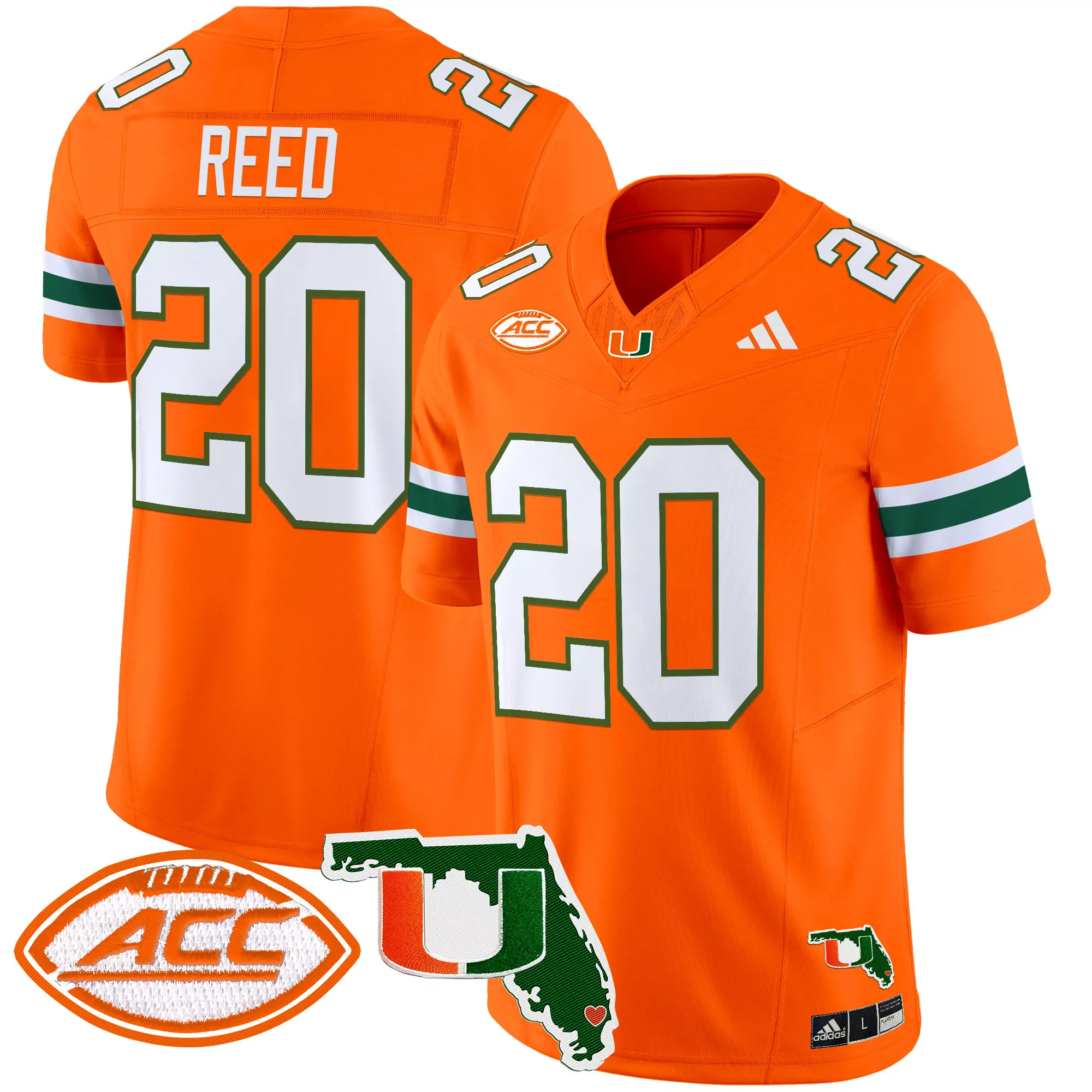 reed 20 men s vapor jersey black miami hurricanes 2025 all stitched acc patch