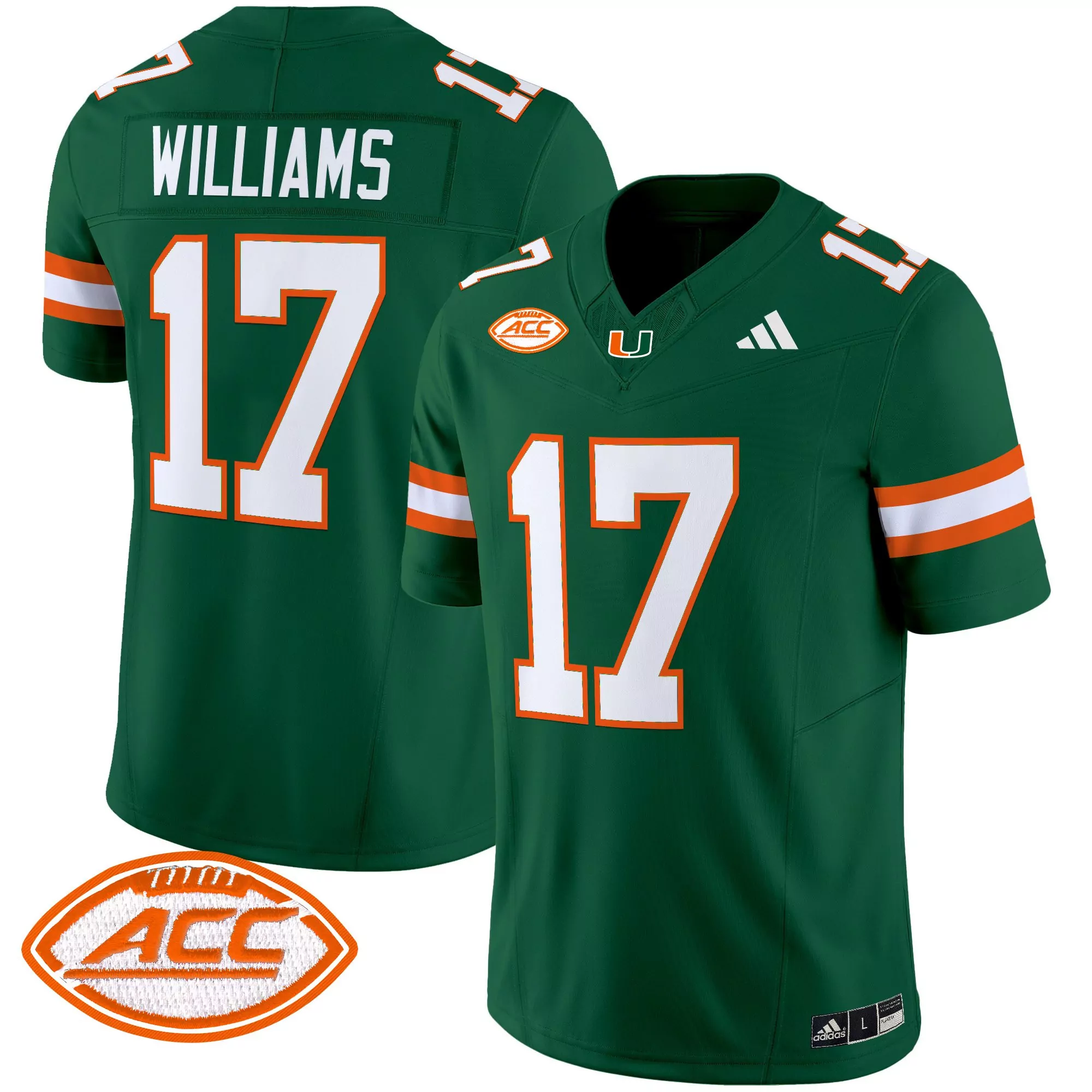 Ward 1 Women'S Miami Hurricanes 2025 Stitched Jersey With Name Patch Orange