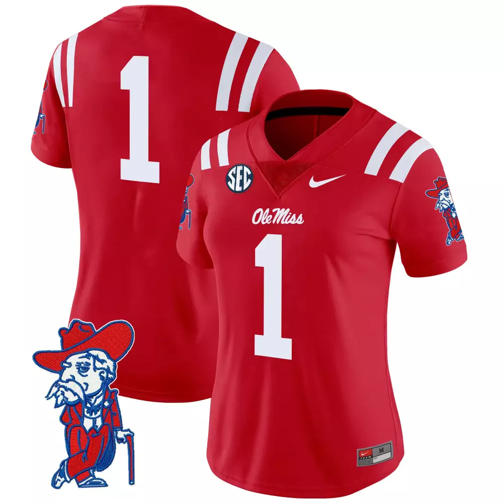 2025 Ole Miss Rebels Women's Vapor Limited Jersey | All Stitched Design | Your Go-To Fan Gear for Game Day | For Men, Women & Youth