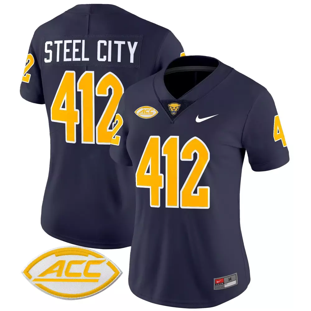 2025 Pittsburgh Panthers Women's Yellow Vapor Jersey | Stitched ACC Patch | Stylish Fan Gear | For Men, Women & Youth