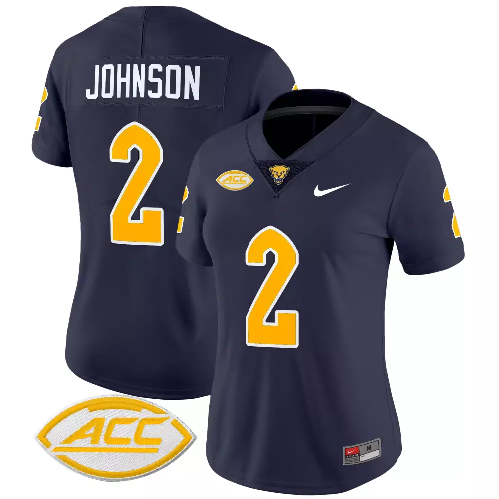 2025 Pittsburgh Panthers Women's Yellow Vapor Jersey | Stitched ACC Patch | Stylish Fan Gear | For Men, Women & Youth