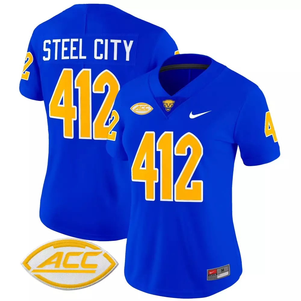 2025 Pittsburgh Panthers Women's Yellow Vapor Jersey | Stitched ACC Patch | Stylish Fan Gear | For Men, Women & Youth