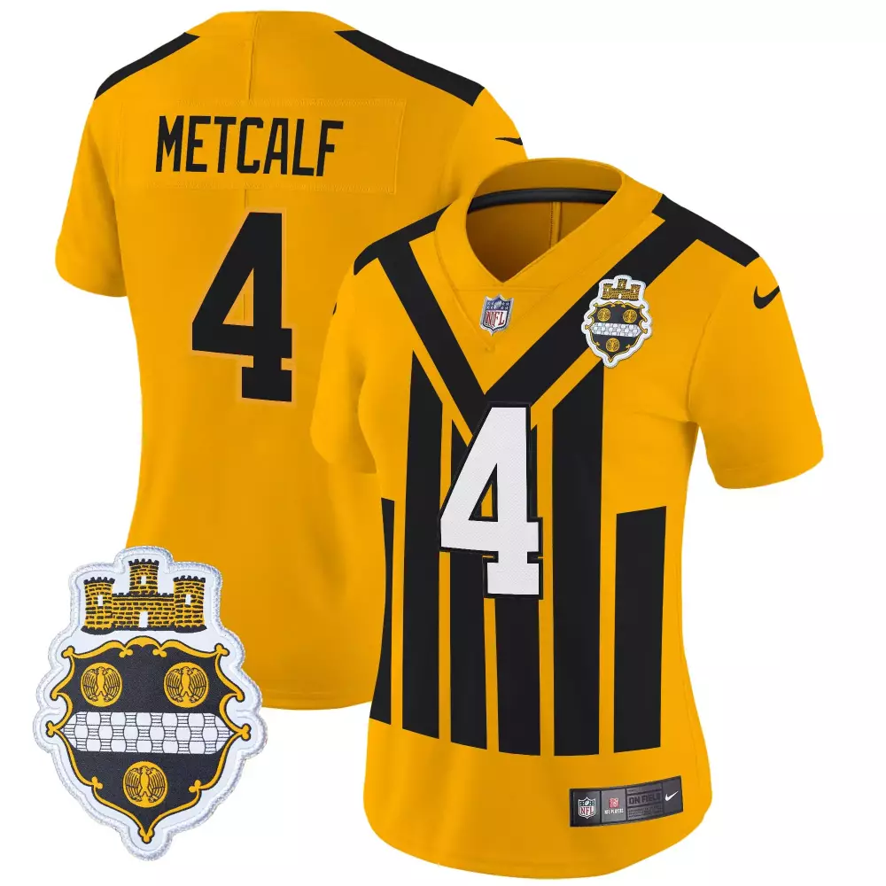 Women's Pittsburgh Steelers 1933 Patch Throwback Vapor Jersey | Limited Edition Fan Gear | For Men, Women & Youth