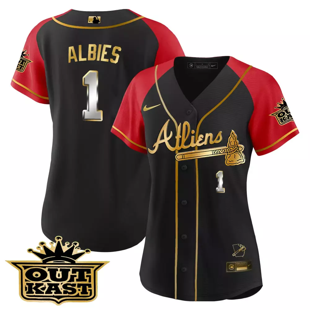 albies 1 atheliens 2023 women s all stitched vapor jersey black green outkast edition